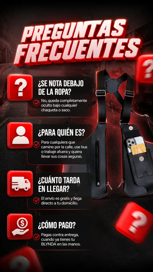 BLYNDA - Bolso Táctico Antirrobo