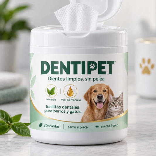 Dentipet - Toallitas Dentales para Perros y Gatos